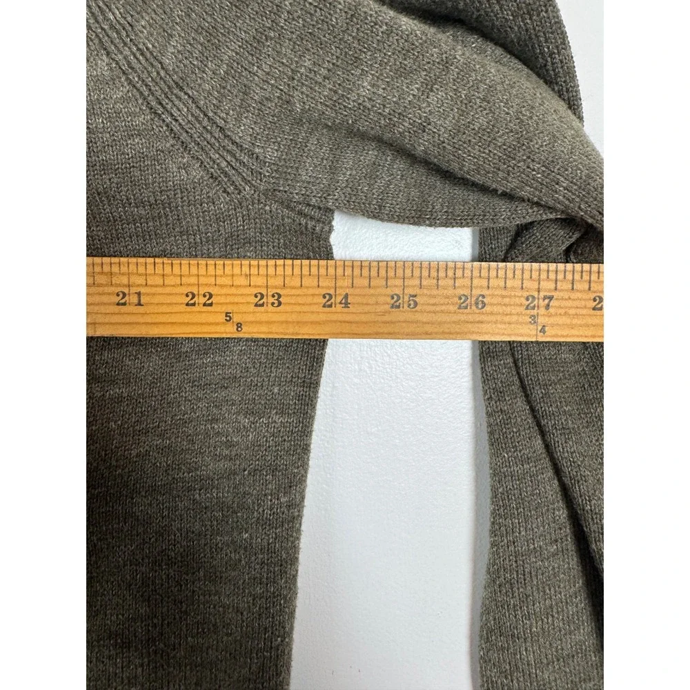 Minimalist Banana Republic Mens Large Cardigan Green Button Mock Neck Sweater